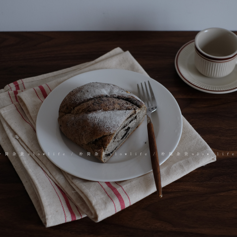 朴简 出口日本 乡村复古厨房布艺餐巾垫茶巾烘焙盖布背景布8218 - 图0
