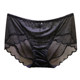 2 0 cs1202 Luxury sexy female black lace hollow cotton crotch net yarn without trace white waist white flat trousers