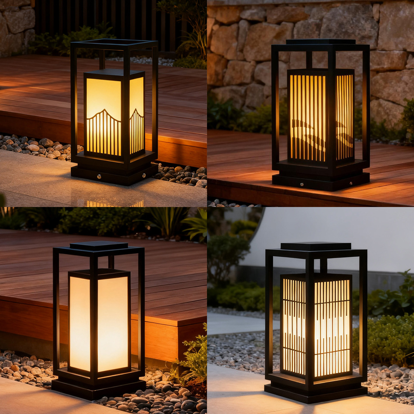 新中式户外防水草坪灯别墅庭院花园灯园林景观灯室外太阳能落地灯,淘宝优惠券,粉丝福利购,淘宝优惠卷