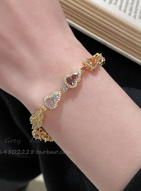 多巴胺葫芦超闪满天星皓石手链