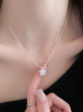 韩系ins超闪吊坠项链2026新款