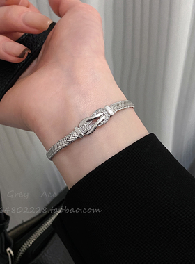 冷淡风欧式简约蛇骨链手链女