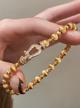 镶钻马蹄扣手链女2026新款