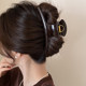 French high-end oversized curved acrylic hairpin