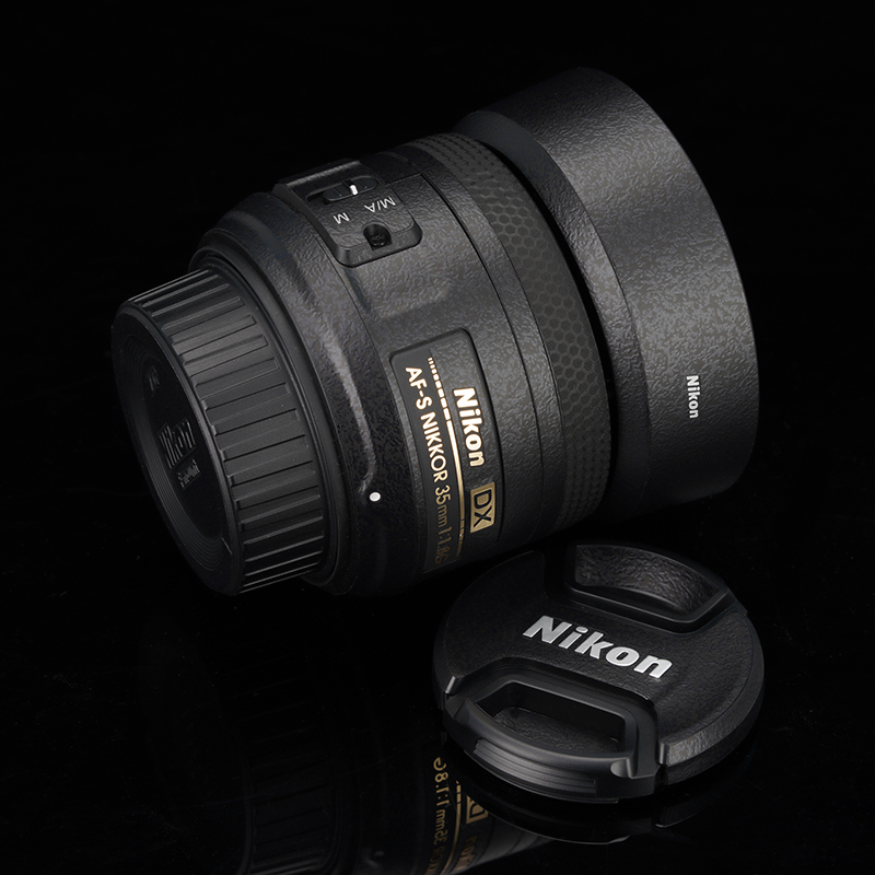 美本堂适用于尼康AF-S 35F1.8G镜头保护贴膜Nikon 35-1.8贴纸全包3M-图2