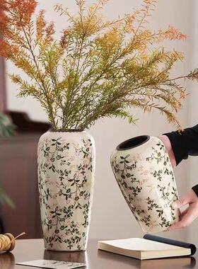 复古风新中式花瓶轻奢清新高档