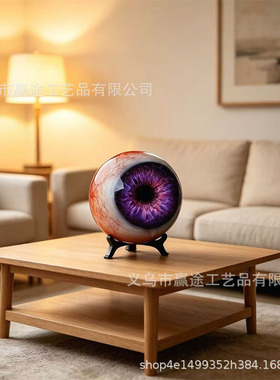 新品逼真眼球摆件高级感小众树脂