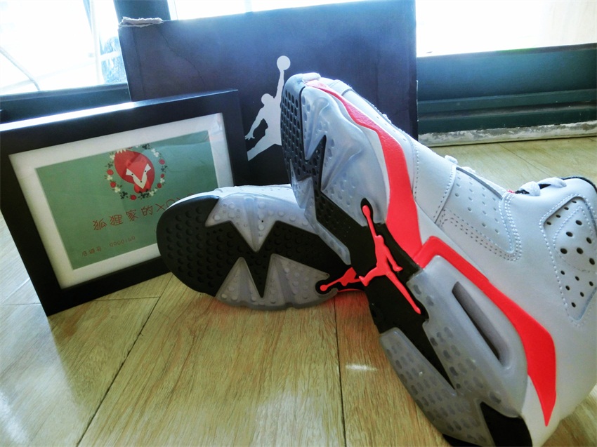 AIR JORDAN 6乔6樱木花道红外线aj6红外线高帮gs 384665-123-图2