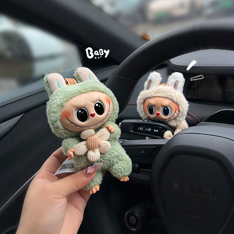 2025新款车载怀挡装饰档把摆件雨刮器装饰公仔转向灯玩偶网红女 - 图2