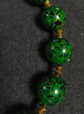 孤品非遗大漆珠20mm大点位典藏臻品