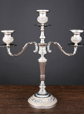 欧式风浪漫烛光晚餐宫廷蜡烛台