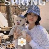 Кошка и собака шляпа NY Pet Hat La Hat Fashion Ing Pet Dog Hat Hat La Baseball Hat Dog Tide Шляпа шляпа