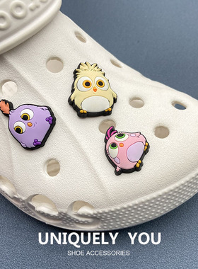 新款crocs鞋花正品洞洞卡通