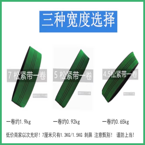 沙发橡筋松紧带专用弹力带 蹦床席梦思皮筋坐框橡筋绷带沙发辅料 - 图0