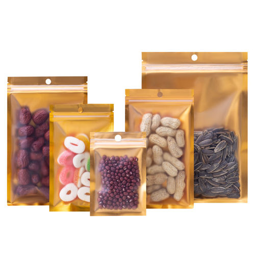 批发哑铝阴阳拉骨袋磨砂自封袋铝箔包装袋食品塑封袋产品密封袋 - 图3