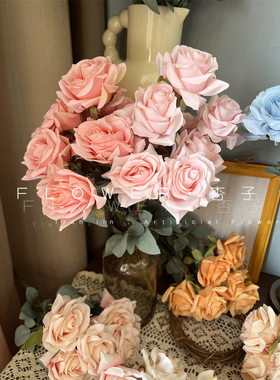 婚礼花排插花软装假花把束手捧