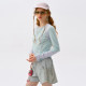 Monterest Antibacterial Color Block Slim Fit ເສື້ອຍືດແຂນຍາວ