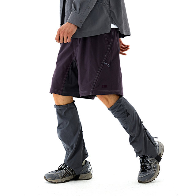 NOTHOMME hiking contrasting color five-minute line shorts