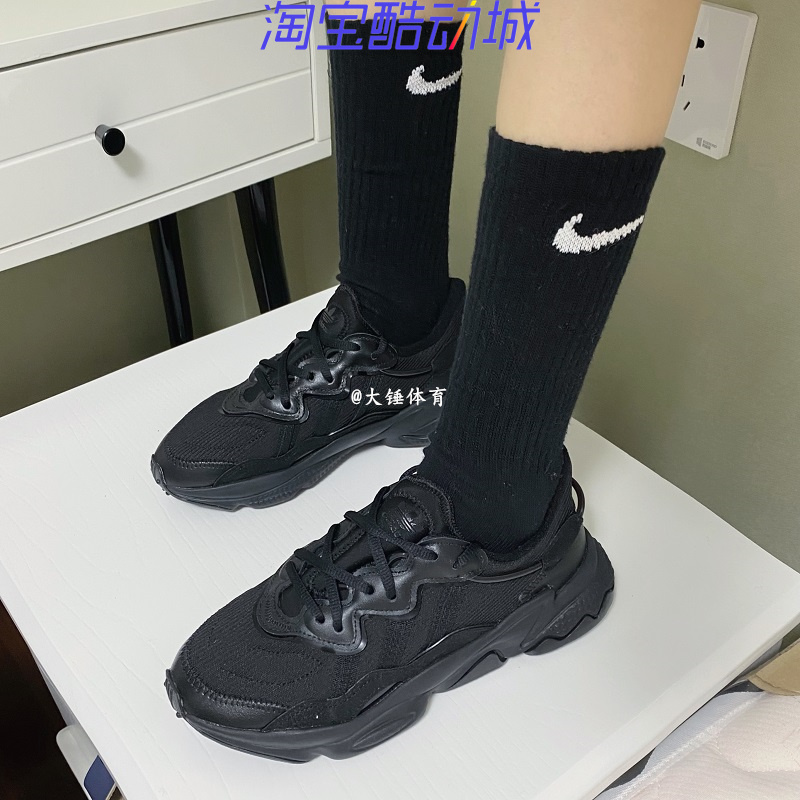 Adidas三叶草阿迪达斯易烊千玺OZWEEGO男女鞋老爹鞋FX6028 FX6029 - 图2