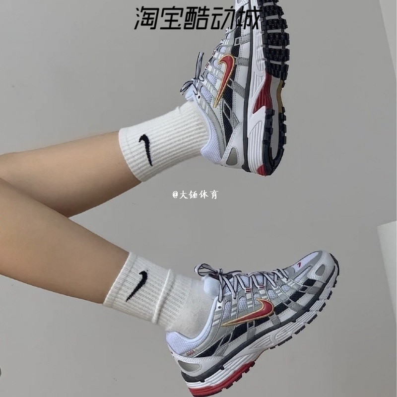 Nike P-6000耐克筑梦太空黑橙女子复古运动老爹休闲鞋BV1021-101-图0