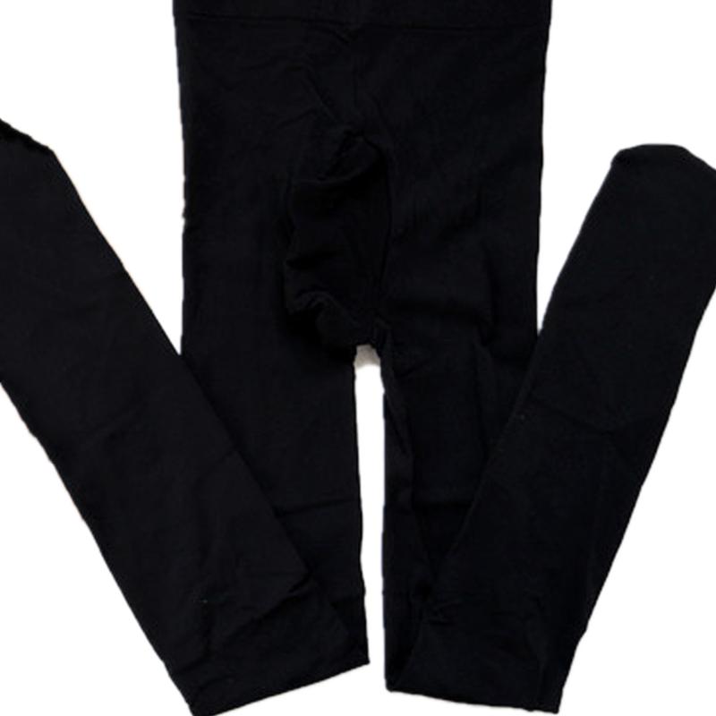 【两双装】男连裤袜高弹紧身打底运动跑步健身丝袜白色薄款透视袜 - 图3