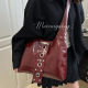 Punk Rivet Motorcycle Shoulder Retro Tote Bucket Bag