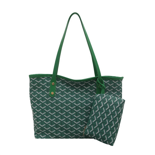 高级感包包女2025新款时尚百搭大容量格纹通勤托特包女单肩手提包 - 图3