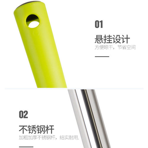 家用拖地硅胶魔法扫把魔术地刮扫头发扫帚卫生间地板刮水神器笤帚 - 图1