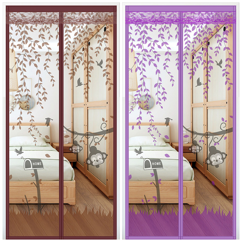 防蚊门帘磁性防蚊子纱窗网沙窗纱网纱门家用自粘自装磁铁窗纱夏季