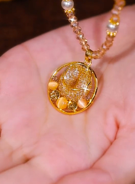 2025新款时尚百搭气质项链女轻奢高级感独特锁骨链