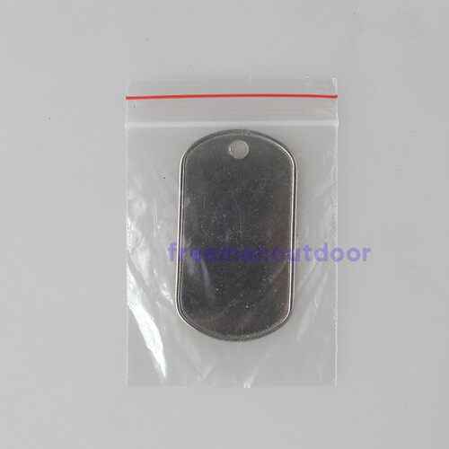 不锈钢狗牌/卷边抛光狗牌/身份牌/金属狗牌/dog tag - 图1