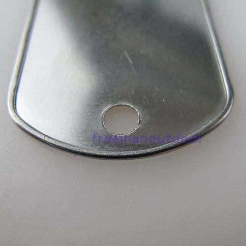 不锈钢狗牌/卷边抛光狗牌/身份牌/金属狗牌/dog tag - 图3