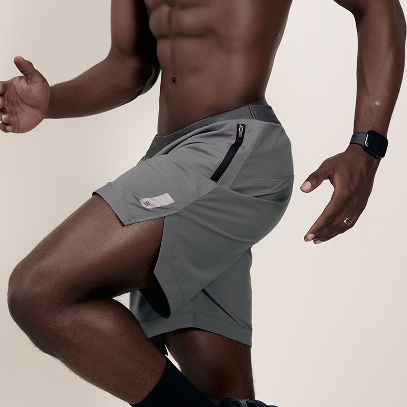 Blessed Folks25新款速干透气轻薄橡筋腰围弹力男女同款运动短裤,淘宝优惠券,粉丝福利购,淘宝优惠卷
