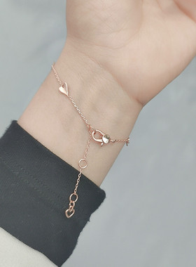 少女心欧美风镶嵌满钻礼物手环