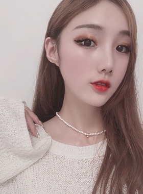 时尚欧美饰品天然珍珠金豆豆甜美