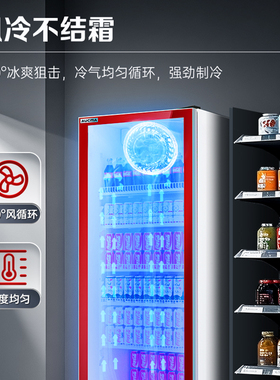 澳柯玛风冷冷藏展示柜饮料保鲜柜