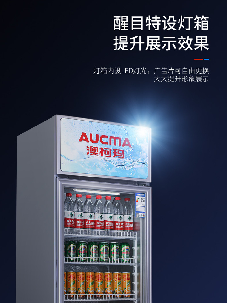 澳柯玛风冷展示柜商用啤酒保鲜柜 澳柯玛展示柜