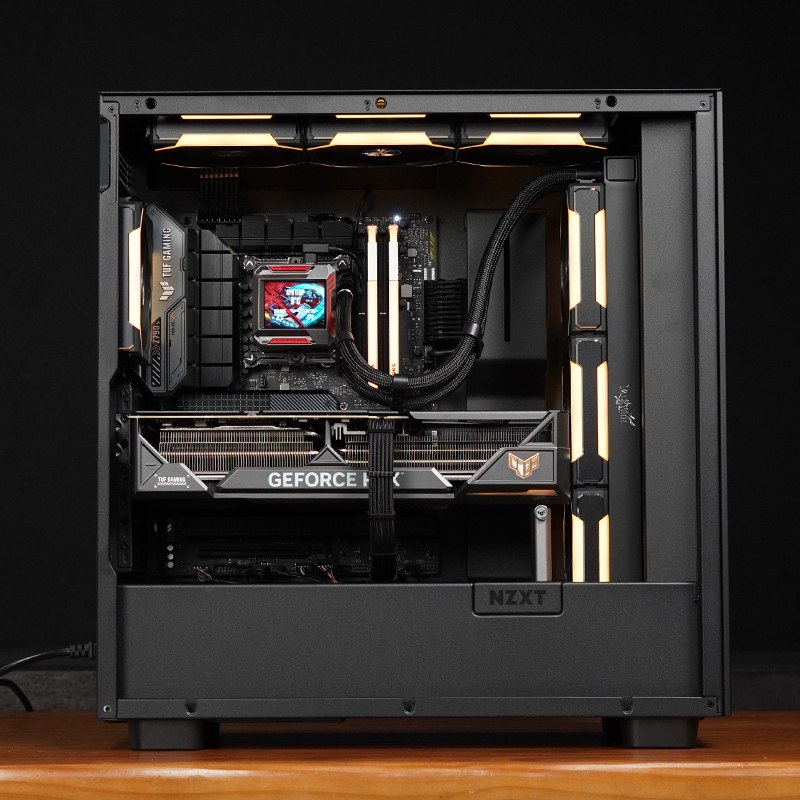 恩杰H7 FLOW/I7/i5 RTX4080/4070电竞水冷游戏DIY台式电脑AI主机 - 图1