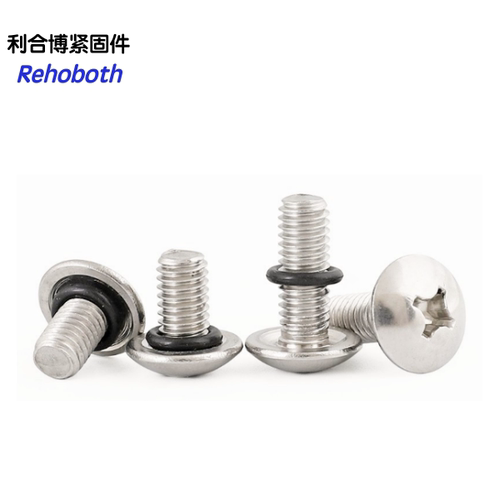 【防水螺丝】304不锈钢通用十字圆头防水密封螺丝M2M2.5M3M4M5M6 - 图3