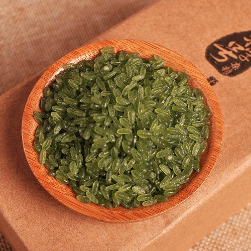 正宗东北特产绿竹米绿色大米新米叶绿素竹香米竹子米杂粮营养750g - 图1