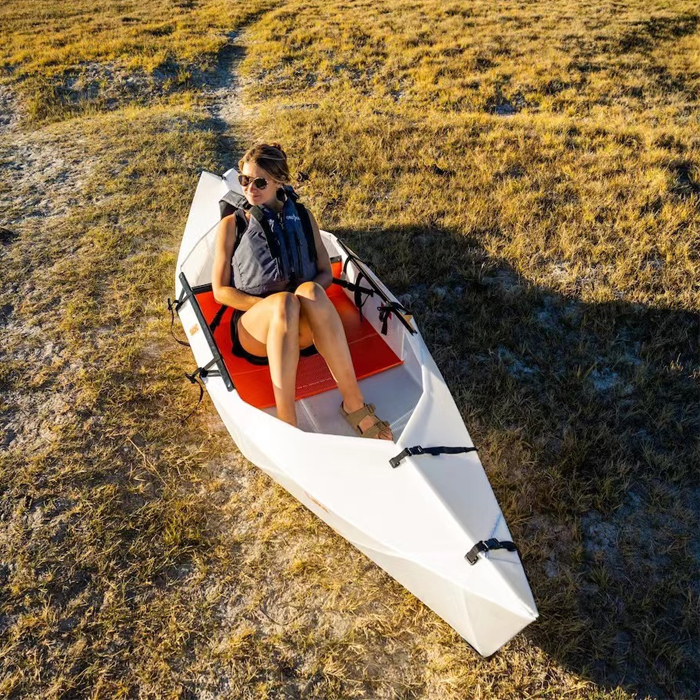 美国 kayak 户外专业漂流水上可折叠轻量化单人皮划艇耐磨钓鱼船 - 图0