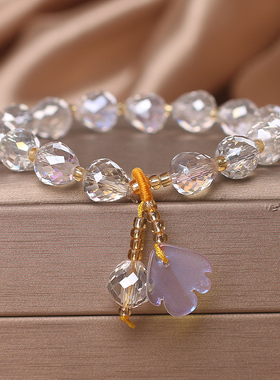 清新水晶手链女韩版时尚轻奢手串