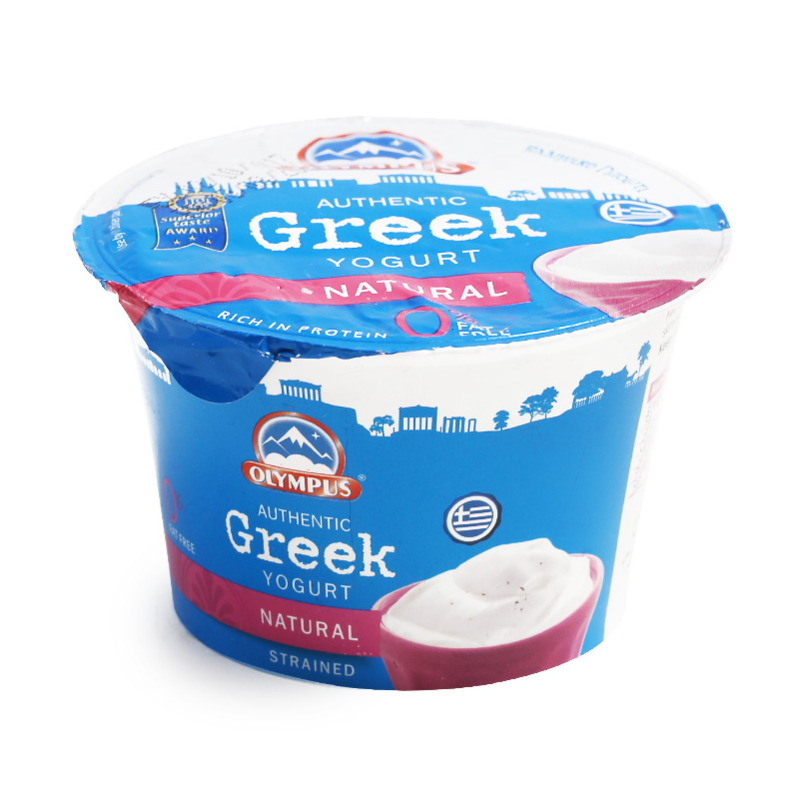 （6杯）奥林匹斯牌原味水果发酵乳酸奶150g 希腊进口Greek yogurt - 图2