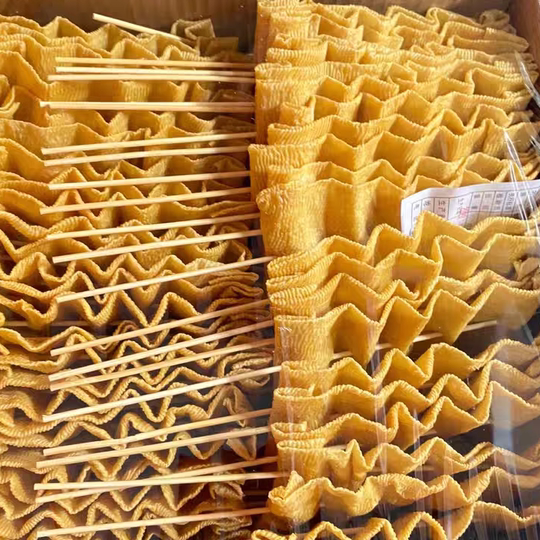 Dried tofu skewers 150 skewers vegetarian chicken intestines braised soy products dry goods tofu skewers hot pot spicy hot fried skewers night market barbecue