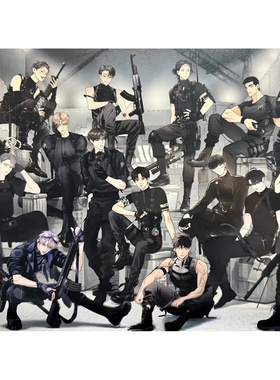 lezhin2026台历全员合影海报马年魔咒鬼夜曲背光野画集韩漫现货