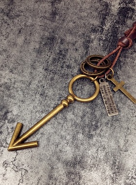 创意吊坠夏季长款日韩版男士个性