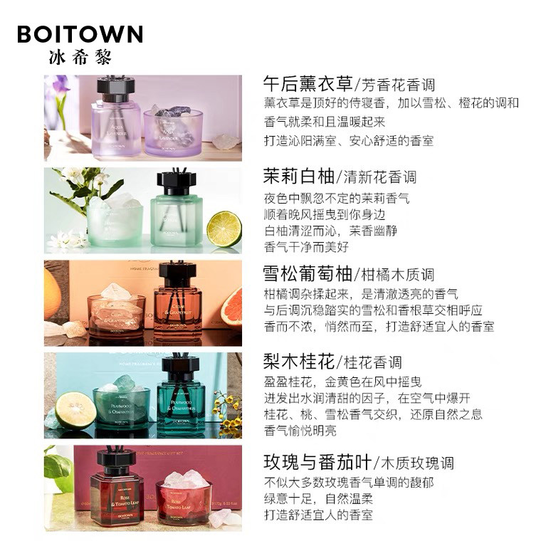 冰希黎大师精粹香薰晶石家用礼盒 冰希黎香薰礼盒