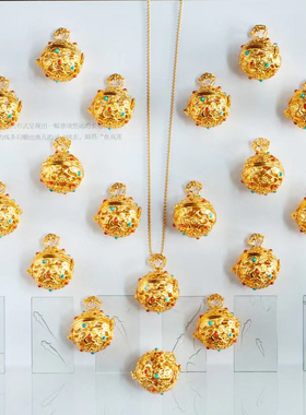 原创男女款吊坠不含链银香囊