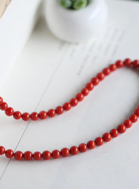 原创民族风南红玛瑙高档毛衣链