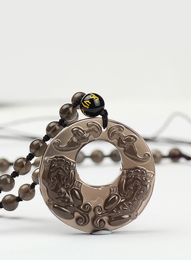 升级版冰种双貔貅平安扣饰品吊坠